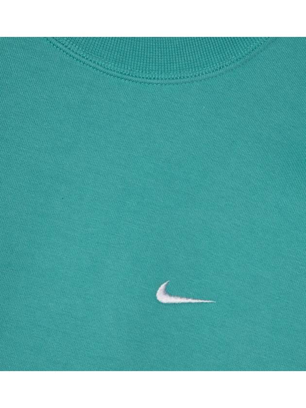 NRG Solo Swoosh Crew Neck Fleece Sweatshirt Washed Teal - NIKE - BALAAN 3