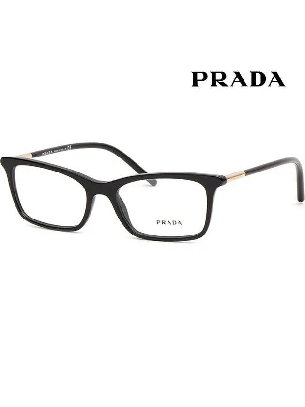 Glasses frame VPR16W 1AB 1O1 square horn frame - PRADA - BALAAN 1