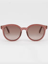 Eyewear Asian fit translucent horn rimmed sunglasses pink - GUCCI - BALAAN 3