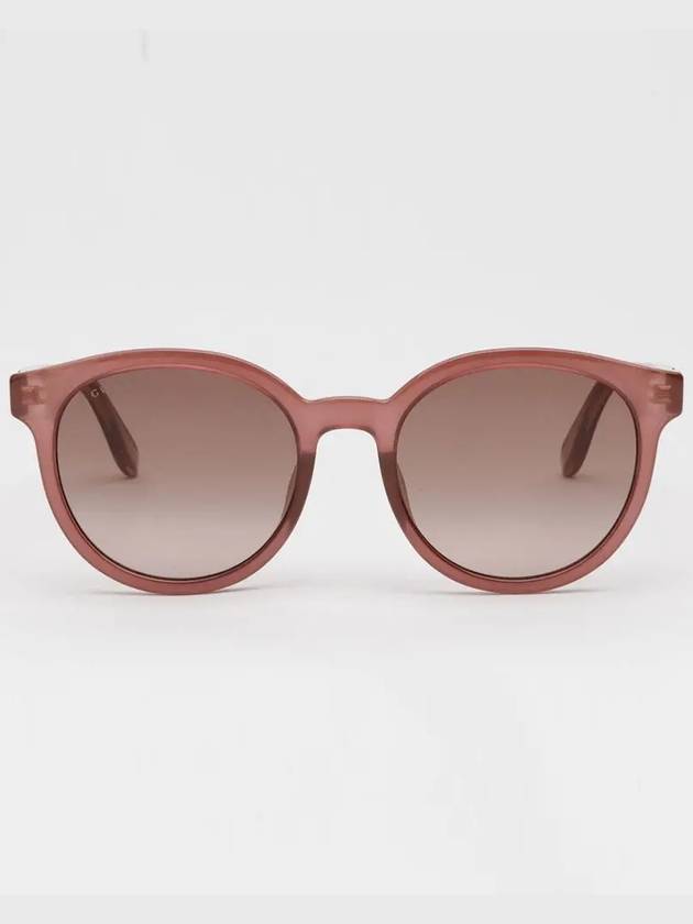 Eyewear Asian fit translucent horn rimmed sunglasses pink - GUCCI - BALAAN 7