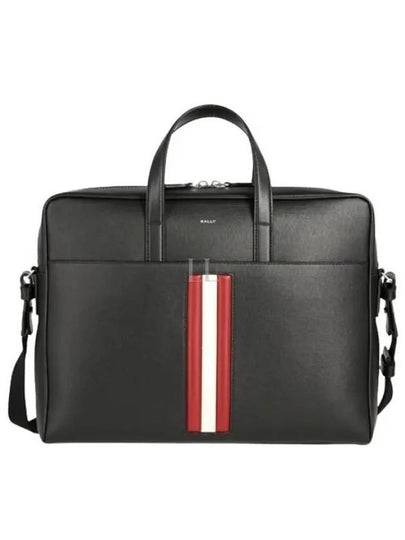 Mythos Leather Briefcase Black - BALLY - BALAAN 2