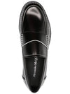 Stitch Detail Leather Loafers Black - ALEXANDER MCQUEEN - BALAAN 3