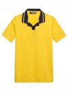 Women's Sammy Short Sleeve Polo Shirt Yellow - J.LINDEBERG - BALAAN 2