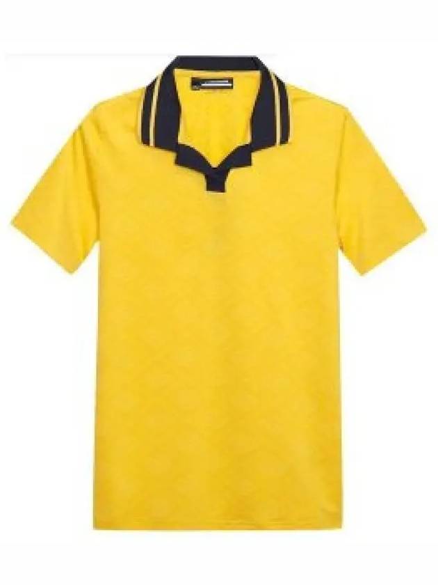 Women's Sammy Short Sleeve Polo Shirt Yellow - J.LINDEBERG - BALAAN 2