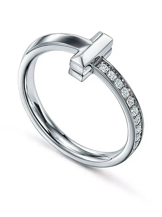 Tiffany T T1 diamond ring white gold 67795555 - TIFFANY & CO. - BALAAN 1