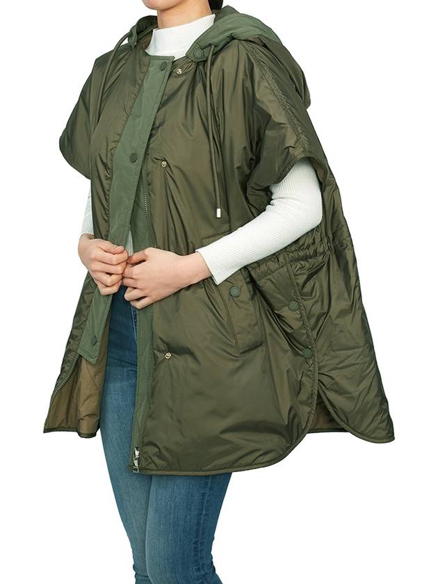 Weekend Egemone Reversible Padded Cape Green - MAX MARA - BALAAN 8