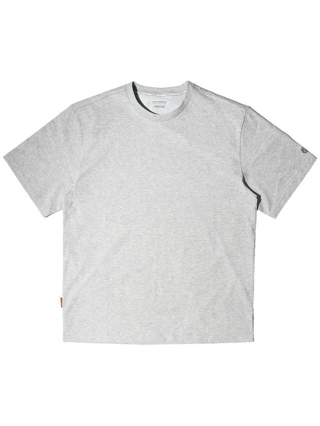 OHC Mountain Peak Graphic TShirt Melange Gray - OFFGRID - BALAAN 1