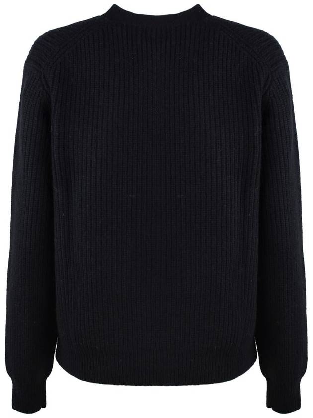 Ralph Lauren Black Wool Cashmere Blend V-Neck Cardigan - RALPH LAUREN - BALAAN 2