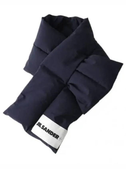 Logo Patch Down Muffler Navy - JIL SANDER - BALAAN 2