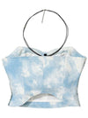 DENIM CORSET TUBE TOP LIGHT BLUE - DON’T ASK MY PLAN - BALAAN 4