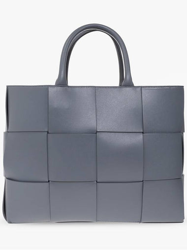 Bottega Veneta ‘Arco Medium’ Shopper Bag, Men's, Grey - BOTTEGA VENETA - BALAAN 1