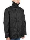 Bedale Wax Half Lined Jacket Black - BARBOUR - BALAAN 6