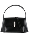 Geometric Small Shoulder Bag Black - SALVATORE FERRAGAMO - BALAAN 3