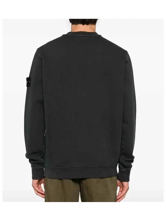 Compass Badge Sweatshirt Black - STONE ISLAND - BALAAN 5