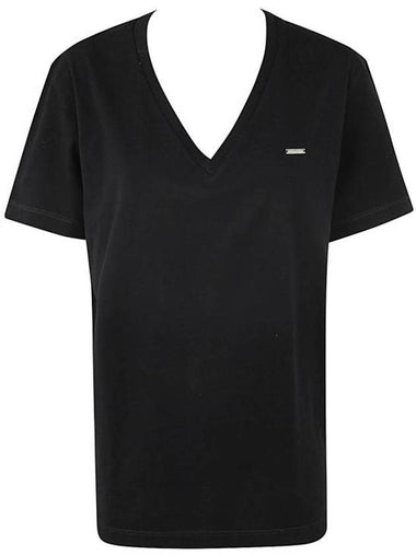 short sleeve t-shirt S74GD1254 S24662 900 BLACK - DSQUARED2 - BALAAN 1