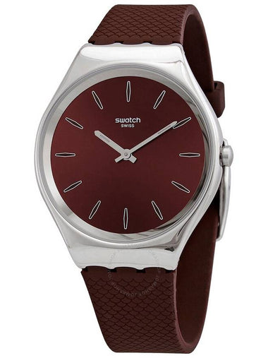 Swatch Skinburgundy Unisex Watch SYXS120 - SWATCH - BALAAN 1