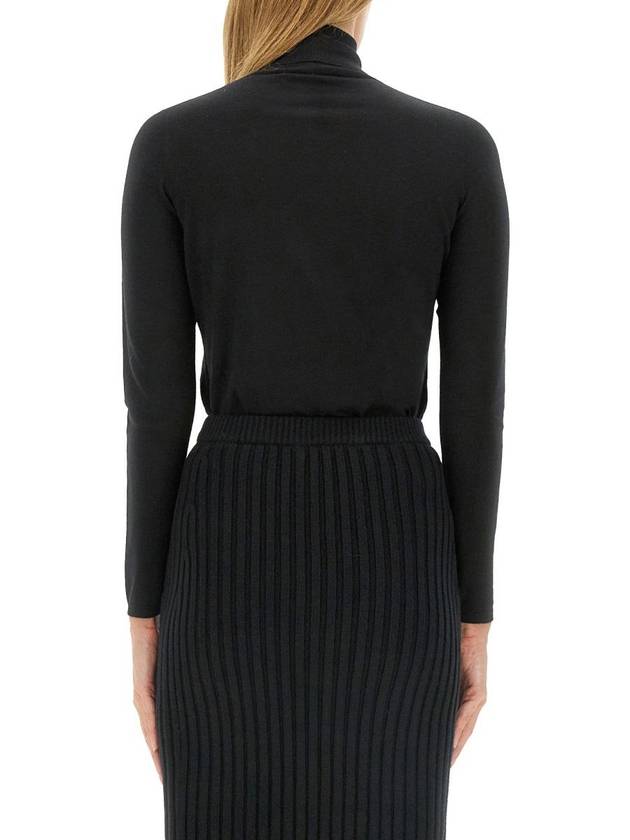 Ada cashmere yarn turtleneck black - MAX MARA - BALAAN 4