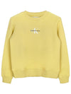 Monologo Sweatshirt Yellow - CALVIN KLEIN - BALAAN 2