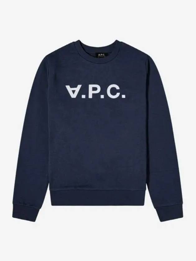 VPC Logo Sweatshirt Navy - A.P.C. - BALAAN 3