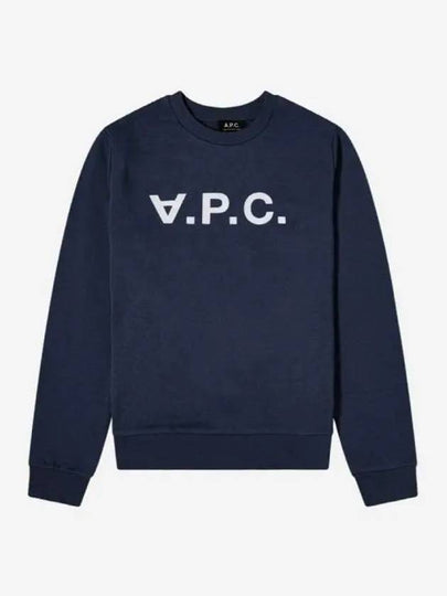 VPC Logo Sweatshirt Navy - A.P.C. - BALAAN 2