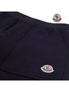 Kids Fleece Shorts Navy 8H00010 809AG 778 4A 6A - MONCLER - BALAAN 5