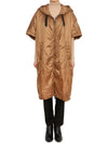 Frida Padded Hooded Jacket Camel - MAX MARA - BALAAN 3