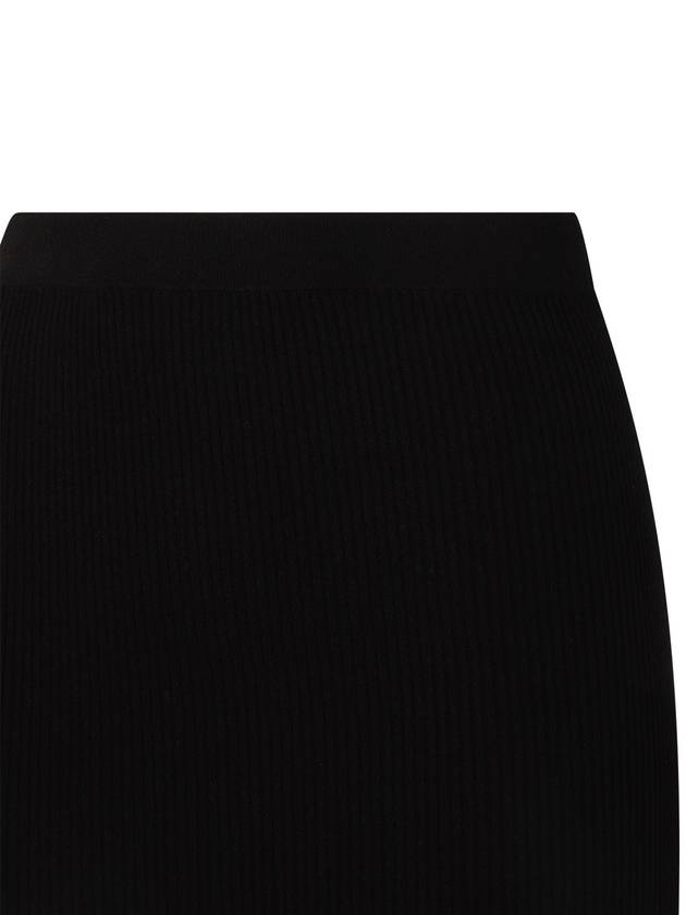 Rick Owens Black Viscose Skirt - RICK OWENS - BALAAN 4