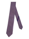 Gancini Print Silk Tie - SALVATORE FERRAGAMO - BALAAN 2