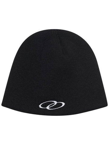 Unisex double loop logo beanie black - MAVRK - BALAAN 1