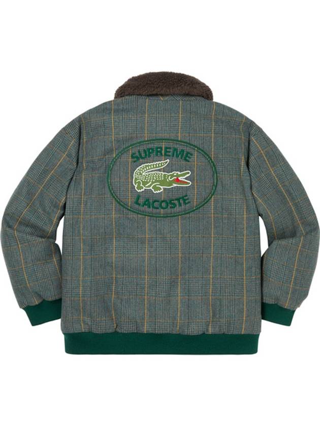 Lacoste Wool Bomber Jacket Plaid - SUPREME - BALAAN 3