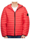 Loom Woven Chambers R-Nylon Down-TC Packable Jacket Red - STONE ISLAND - BALAAN 3