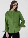 outer trendy corduroy shirt green - VOYONN - BALAAN 3