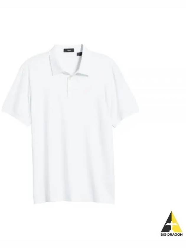 NORAN POLO JERSEY LYOCELL O0299511 100 yellow t shirt - THEORY - BALAAN 1