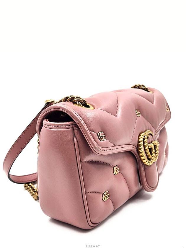 Marmont Matrace Shoulder Bag 443497 - GUCCI - BALAAN 3