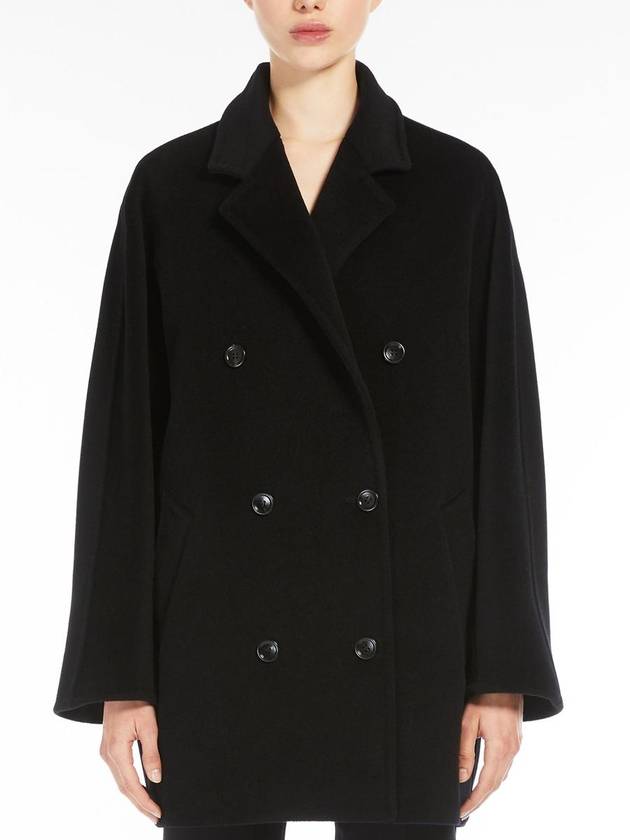 Revus Short Icon Double Coat Black - MAX MARA - BALAAN 3