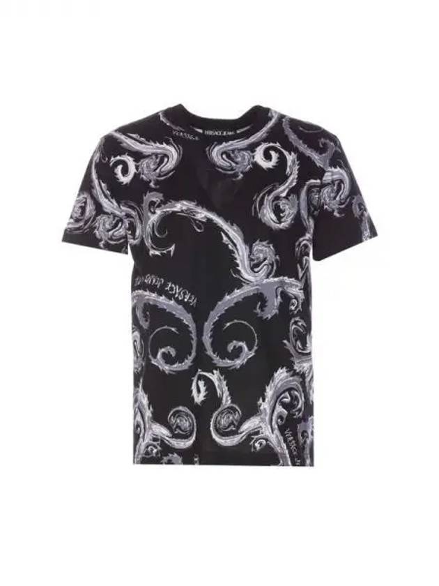 COUTURE Cotton Short Sleeve T Shirt 270646 - VERSACE - BALAAN 1