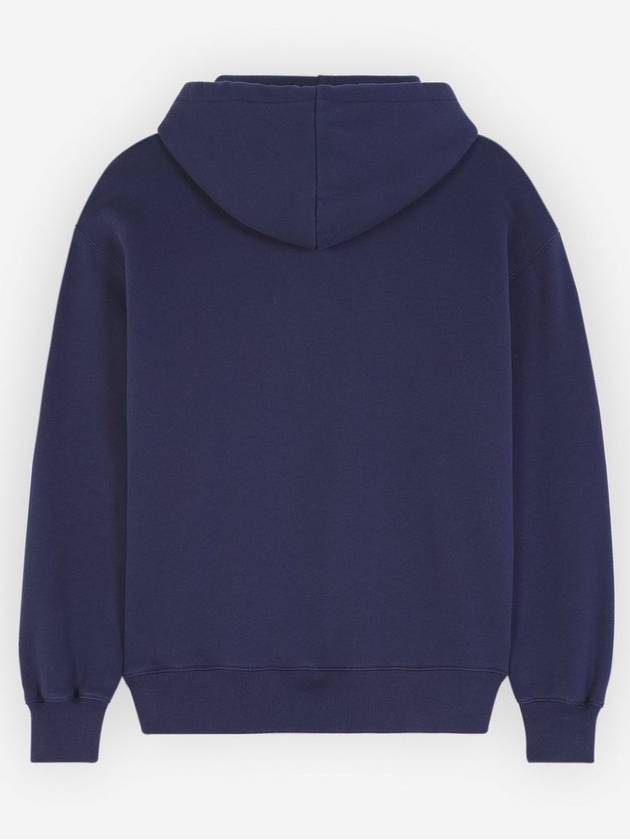 Bold Fox Head Patch Comfort Hoodie Navy - MAISON KITSUNE - BALAAN 3