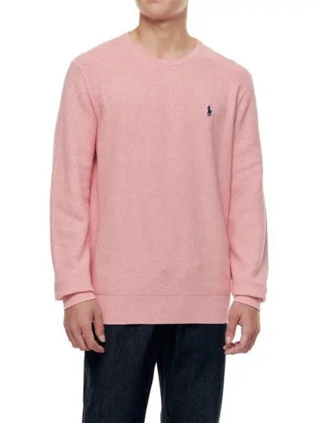 Cotton crewneck sweater pink - POLO RALPH LAUREN - BALAAN 1