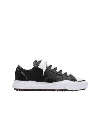 A06FW736 BLACK Peterson OG Sole Leather Low Sneakers - MIHARA YASUHIRO - BALAAN 1