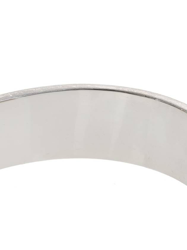 Number Logo Wide Cuff Bracelet Silver - MAISON MARGIELA - BALAAN 9