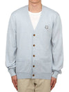 Bold Fox Head Patch Regular Cardigan Black - MAISON KITSUNE - BALAAN 2