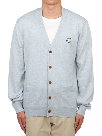 Bold Fox Head Patch Regular Cardigan Black - MAISON KITSUNE - BALAAN 2