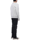 Classic Loopback Terry Tonal 4-Bar Relaxed Fit Crewneck Sweatshirt Pale Grey - THOM BROWNE - BALAAN 7