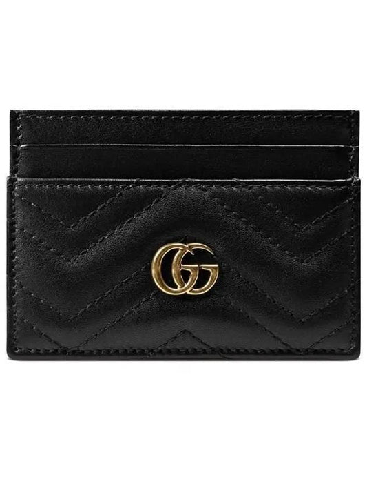 443127 DTD1T GG Logo Marmont Card Case Wallet - GUCCI - BALAAN 1