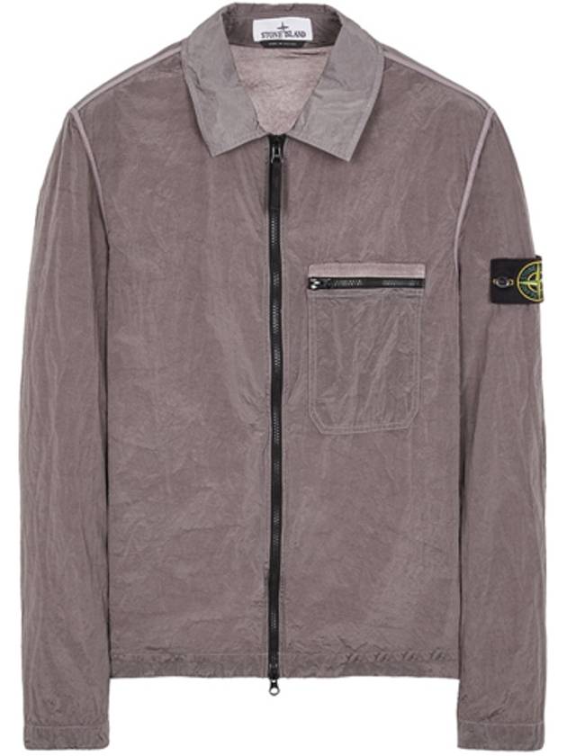 Nylon Metal Econyl Regenerated Zip-Up Jacket Grey - STONE ISLAND - BALAAN 2