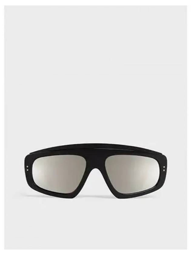 Eyewear Frame Mirror Logo Acetate Sunglasses Black - CELINE - BALAAN 2