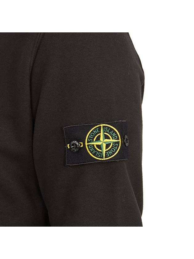 Garment Dyed Hoodie Black - STONE ISLAND - BALAAN 9