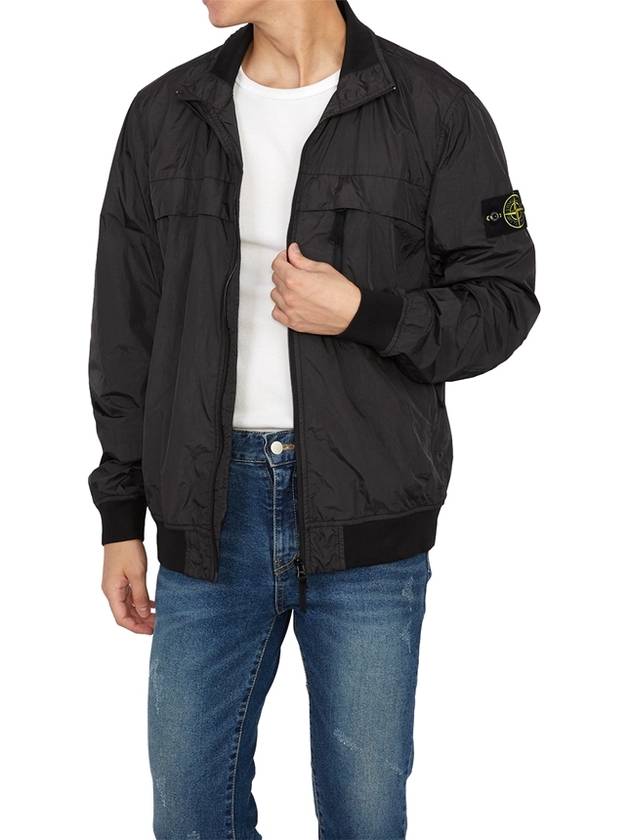 Compass Badge Pleated Windbreaker Grey - STONE ISLAND - BALAAN 6