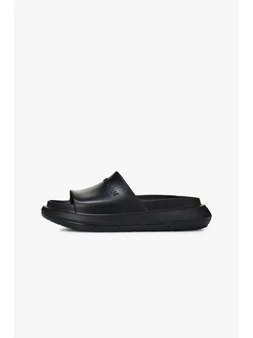 Men s Embossed Logo EVA Slide Sandals Black - EMPORIO ARMANI - BALAAN 1