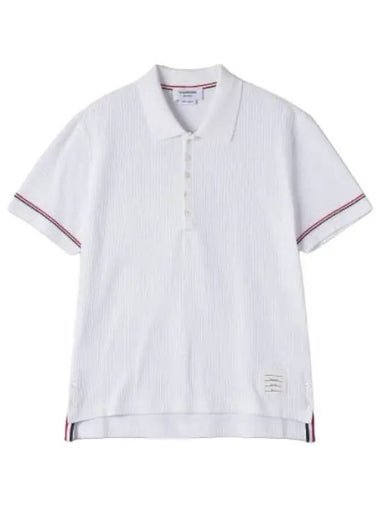 t shirt collar - THOM BROWNE - BALAAN 1